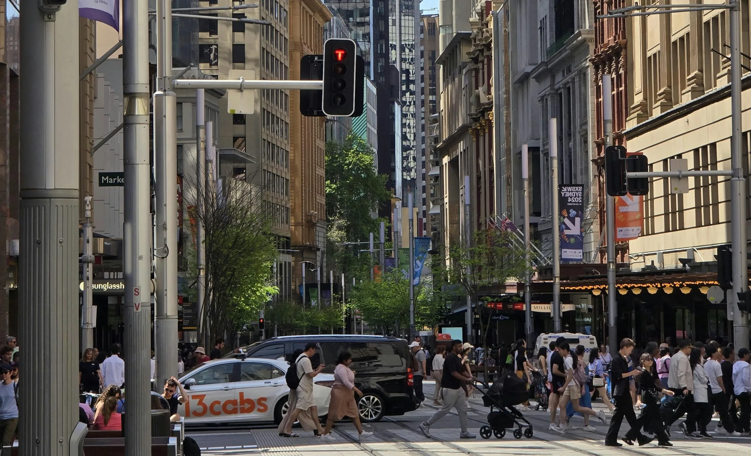 High Traffic commercial areas